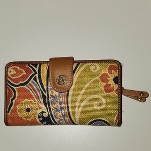 Spartina 449 Snap Wallet Rustic Paisley